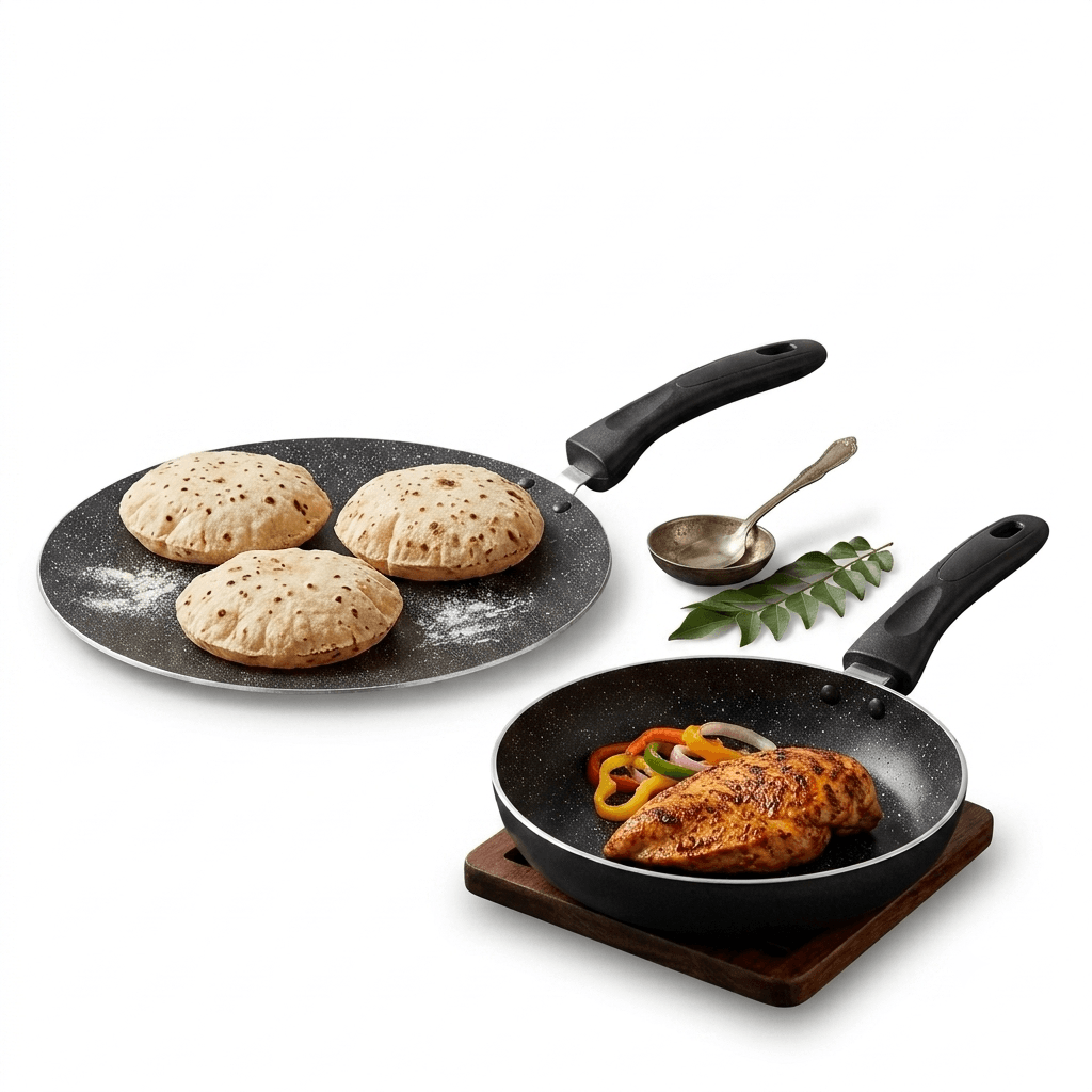 Prestige Omega Deluxe Granite Combo Set Non-Stick Coated Cookware-38277